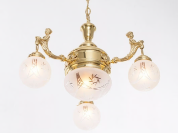 FORTUNA II - Handmade brass pendant lamp by Patinas Lighting - view 2
